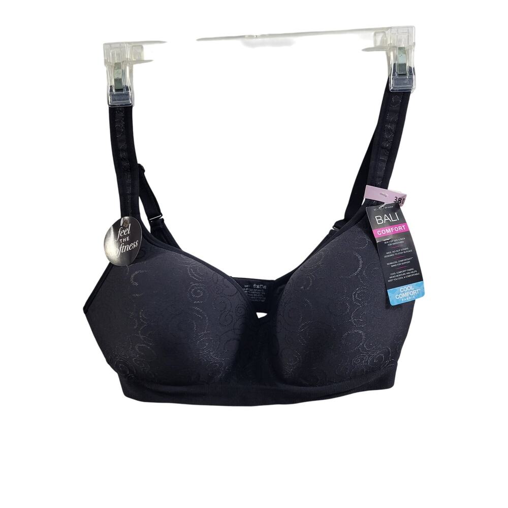 Bali Comfort Cool Comfort Fabric Lot of 2 Wireless Bras NWT Size 38D 121824-1004 - Picture 1 of 8